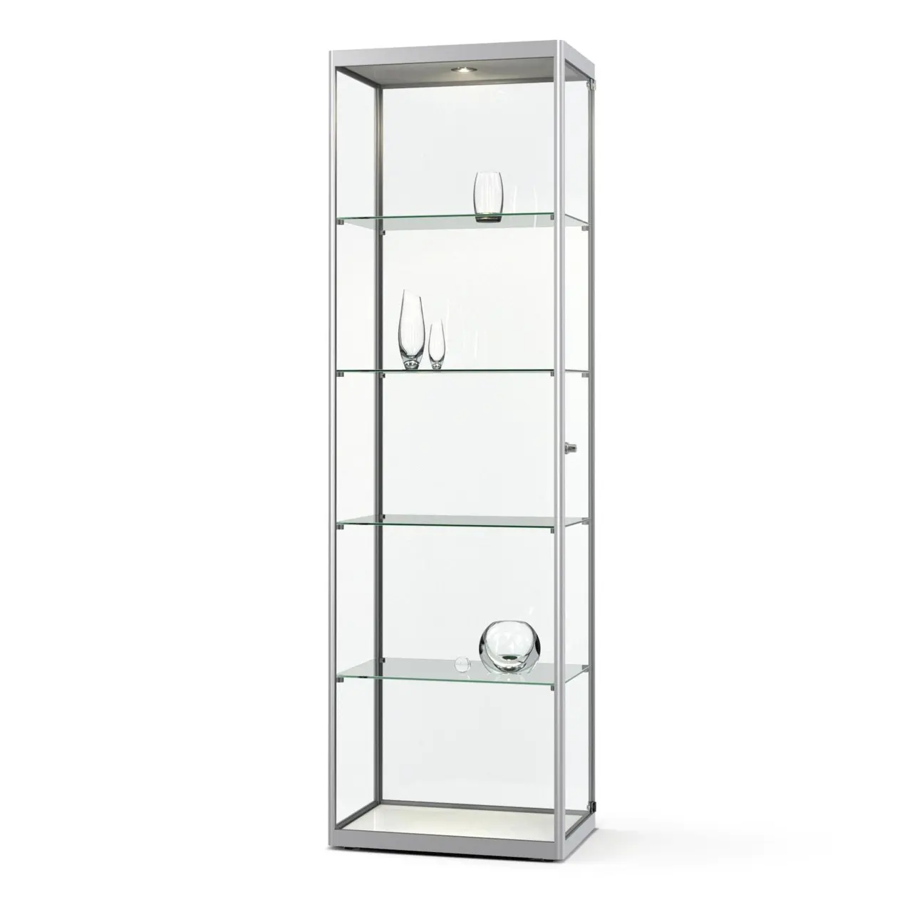 Säulenvitrine Versus